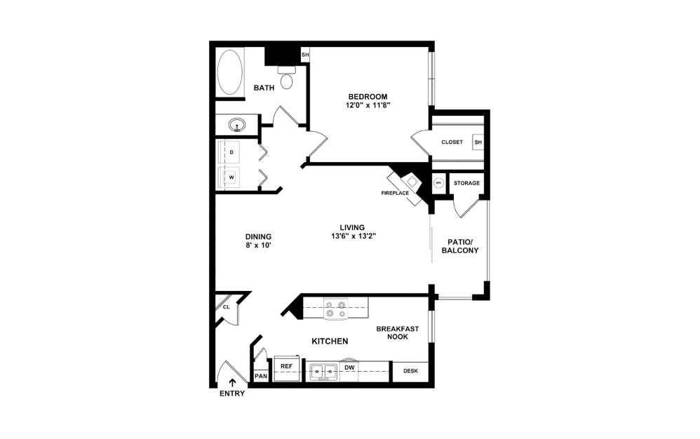 2D Flat Floorplan - A5
